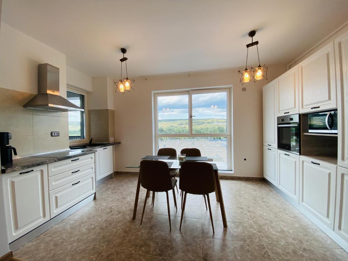 Deluxe Apartment With Balcony And Private Parking In Colvmna Residence คลูจ-นาโปกา ภายนอก รูปภาพ